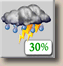 Thursday: Chance Showers And Thunderstorms